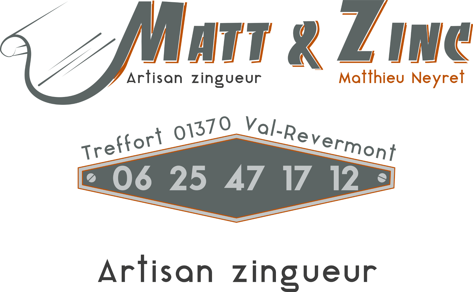 logo Matt & Zinc, Val Revermont